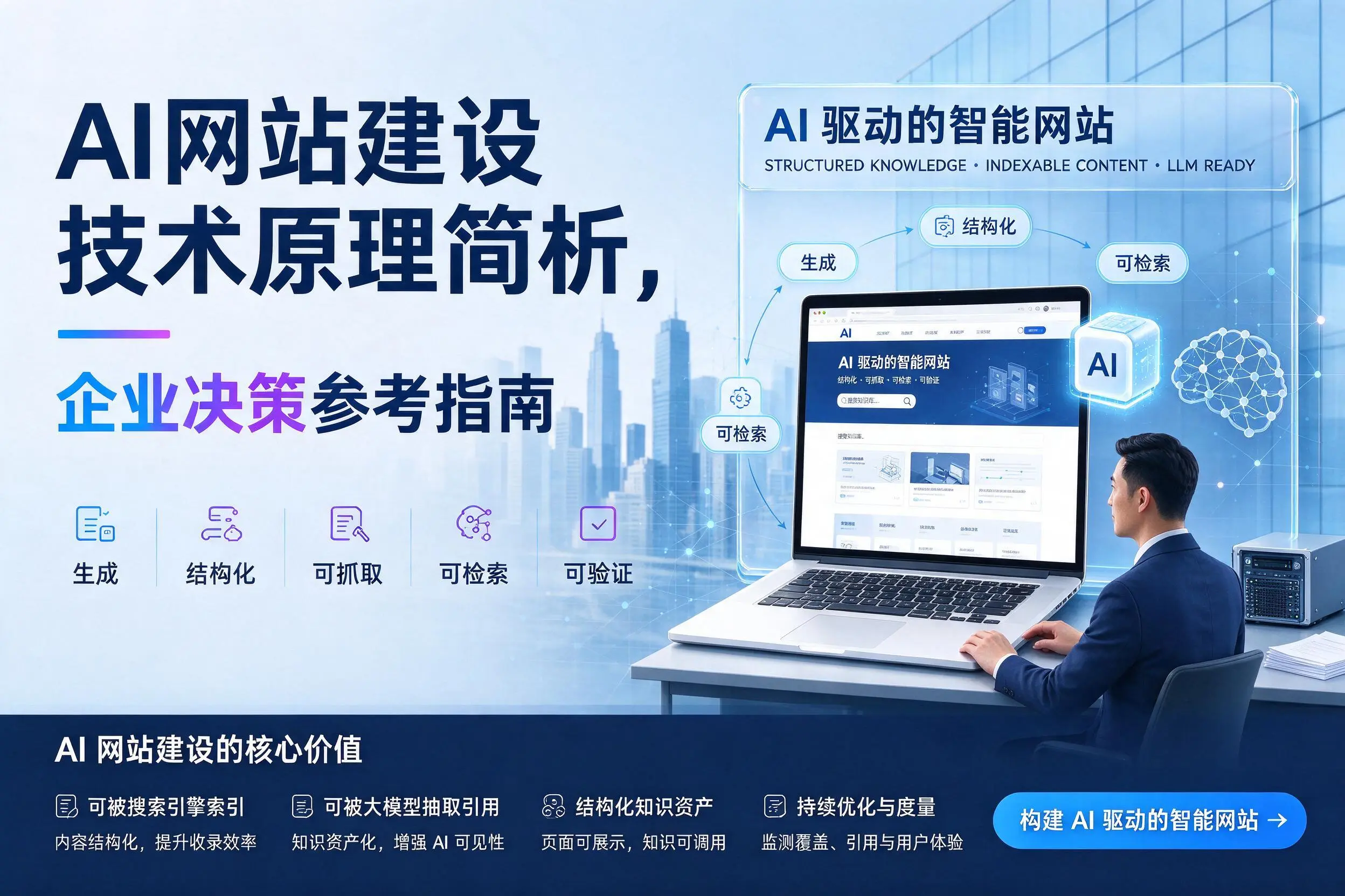 AI网站建设技术原理简析，合肥企业决策参考指南
